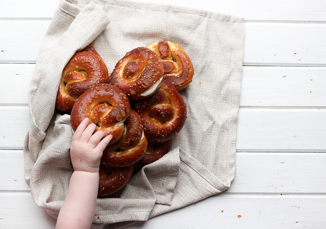 Chewy German Pretzels