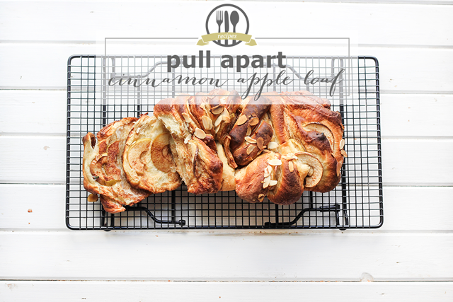 Pull Apart Cinnamon Apple Loaf